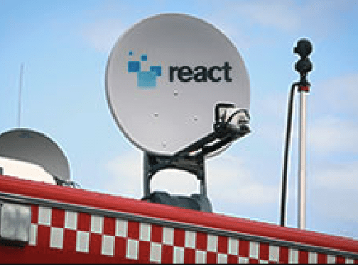 react satellite dish